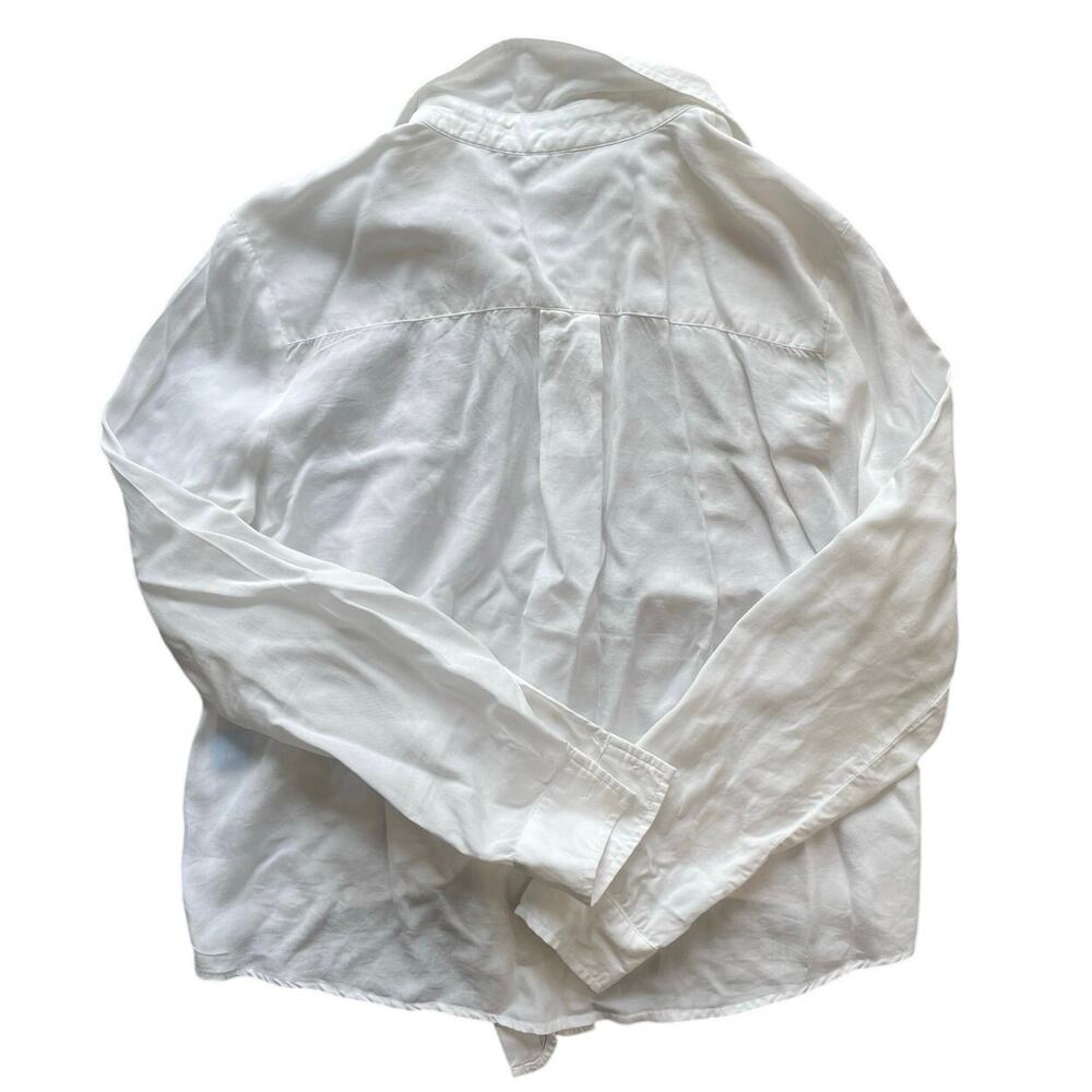 J. Mclaughlin Tie Front Button Down Large - image 2